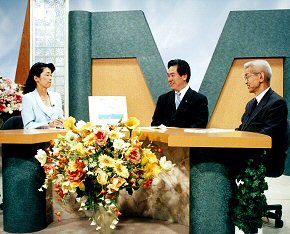 政府広報番組「明日への架け橋」(テーマ:金融再生プログラム)での伊藤大臣(7月2日放送予定)