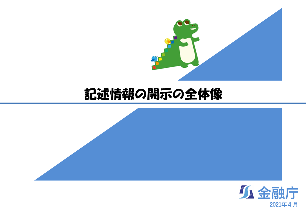 【記述情報の解説1】記述情報の開示の全体像の動画を開きます